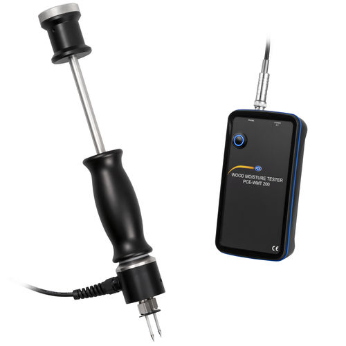 Misuratore di umidità per legno - PCE-WMT 200 - PCE Deutschland GmbH - per fibre di legno / a resistenza / con sensore di temperatura