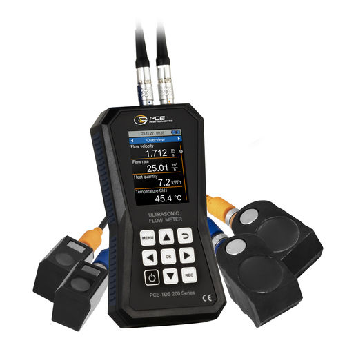 Misuratore di portata ad ultrasuoni - PCE-TDS 200 Series - PCE Deutschland GmbH - volumetrico / per prodotti chimici / per acqua