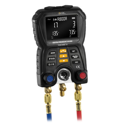 Indicatore di pressione differenziale - PCE-HVAC 10 - PCE Deutschland GmbH - con display LCD / IP42 / per HVAC