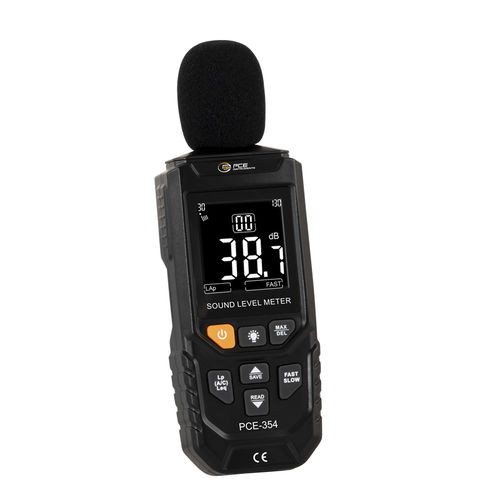 Fonometro analizzatori - PCE-354 - PCE Deutschland GmbH - classe 2 / con acquisizione di dati / digitale