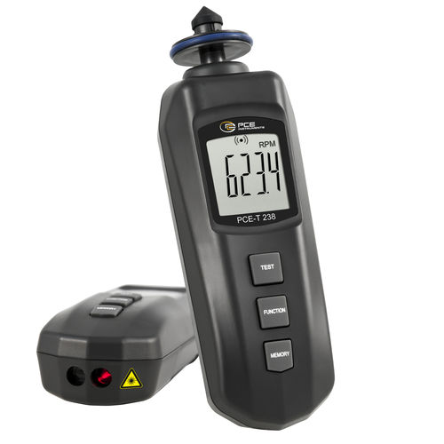 Tachimetro a contatto - PCE-T 238 - PCE Deutschland GmbH - senza contatto / portatile / digitale