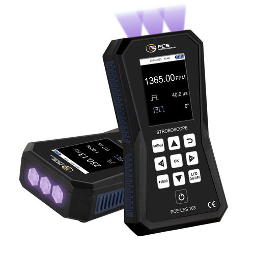 Stroboscopio digitale - PCE-LES 103UV - PCE Deutschland GmbH - LED / portatile / UV