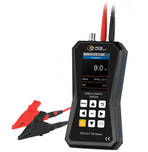 Apparecchio di misura della lunghezza dei cavi - PCE-CLT 100 - PCE Deutschland GmbH - a ultrasuoni per tempo di transito / per batteria / compatto