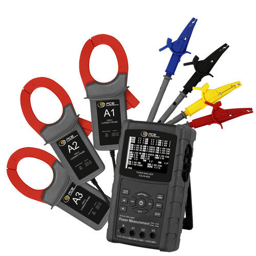 Wattmetro multimetro - PCE-PA 8000 - PCE Deutschland GmbH - di potenza apparente / di potenza attiva / di potenza reattiva