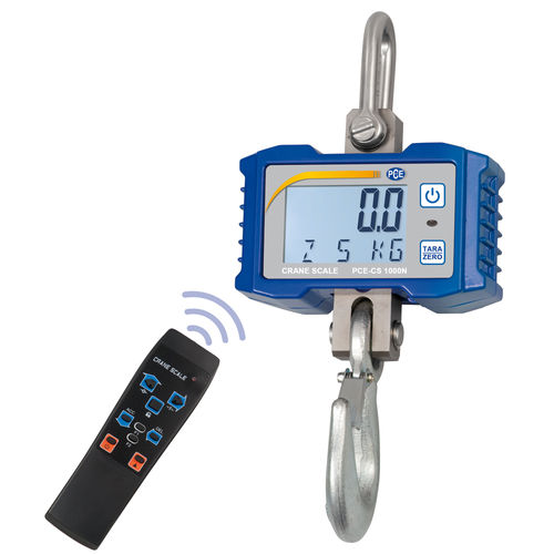 Gancio pesatore digitale - PCE-CS 1000N - PCE Deutschland GmbH - con display LCD