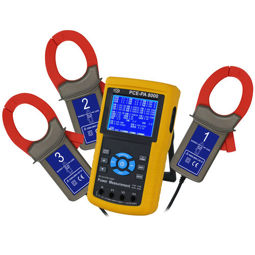Wattmetro multimetro - PCE-PA 8000 - PCE Deutschland GmbH - di potenza apparente / di potenza attiva / di potenza reattiva