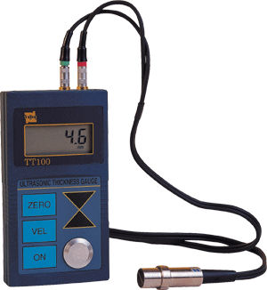 Misuratore di spessore di materiali - TT100 series - TIME SHIJIN Group - portatile / con display digitale / ad ultrasuoni