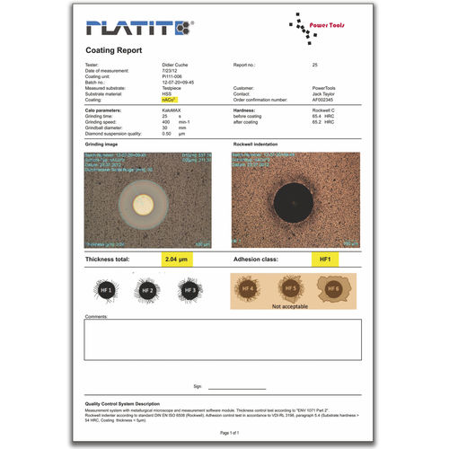 Software di controllo qualità - PLATIT AG
