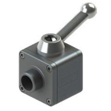 Valvola a sfera - MONOPOK series - POK - manuale / simmetrica / in alluminio
