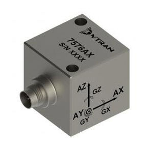 Accelerometro triassiale - 7576 - DYTRAN INSTRUMENTS - MEMS / a basso ingombro / angolare
