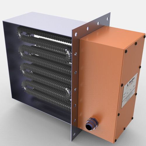 Riscaldatore di condotti - TEMPSENS - d'aria / con alette / elettrico