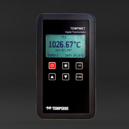 Termometro a termocoppia - TEMPMET 08 - TEMPSENS - RTD / con display digitale / di precisione