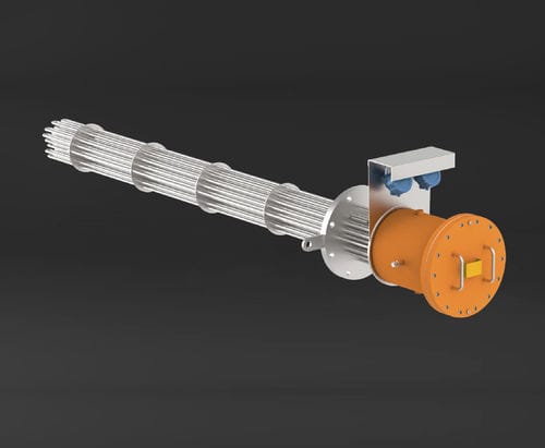 Riscaldatore a immersione con flangia - TEMPSENS