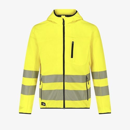 Felpa con cappuccio da lavoro - SCUHVHOOD - Safety Jogger Works - alta visibilità / in cotone / in poliestere