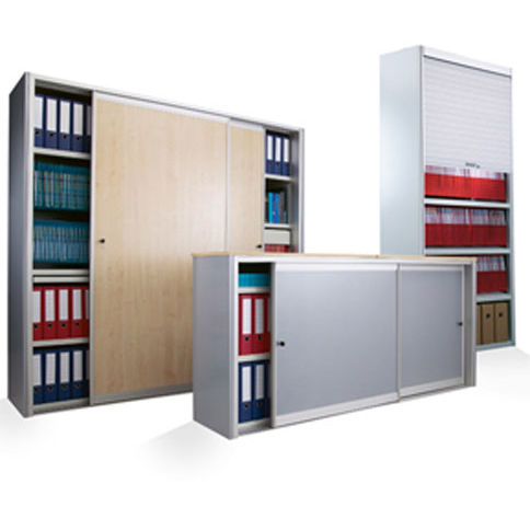 Armadio da ufficio - Bruynzeel Storage System - a pavimento / a ripiani / a porte scorrevoli