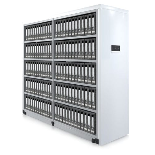 Armadio da ufficio - Bruynzeel Storage System - a pavimento / a scomparti / a ripiani