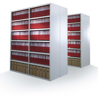 Scaffalatura per ufficio - Sysco® series - Bruynzeel Storage System - con ripiani / unilaterale / modulare
