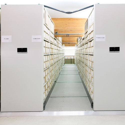Scaffalatura per ufficio - COMPACTUS® series - Bruynzeel Storage System - con ripiani / mobile / compatta