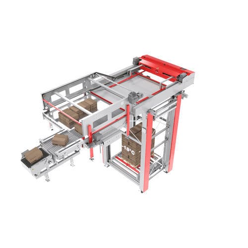 Pallettizzatore robotizzato - Highrunner HR8 - Qimarox - dall'alto / con impilatrice / per casse
