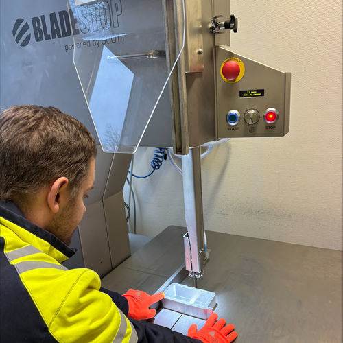 Segaossa a nastro industriale - BladeStop K400-M-R - Scott Automation - di sicurezza