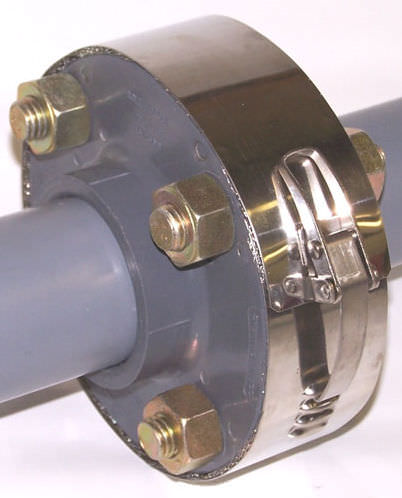 Flangia per prodotti chimici - Diflon - in acciaio inossidabile