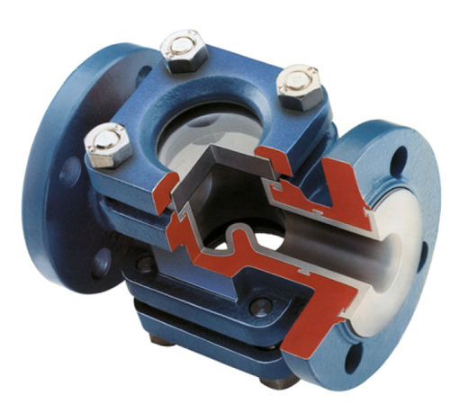 Oblò di osservazione con flangia - ASG  - Diflon - rivestito internamente in PTFE