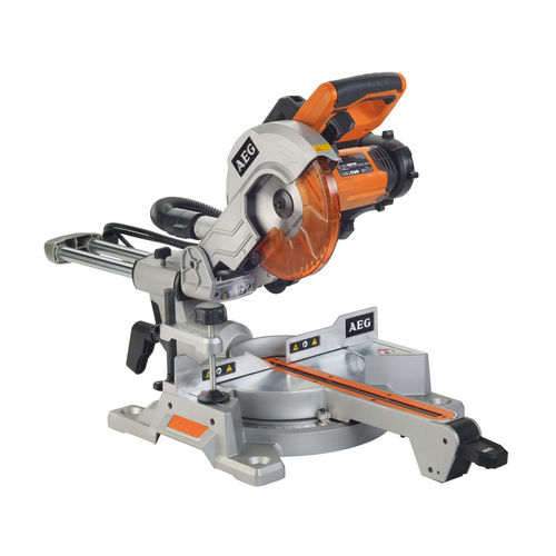 Troncatrice angolare - PS 216 L - AEG Powertools - per legno / con unità di scorrimento