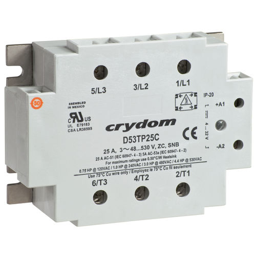 Relè statico DC - 53TP - Sensata Technologies - AC / trifase / per montaggio su pannello