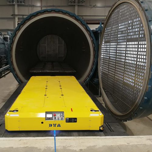 Veicolo a guida automatica per carichi pesanti - DTA - con guida ottica / multidirezionale