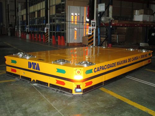 Veicolo a guida automatica per carichi pesanti - DTA - con guida ottica / multidirezionale