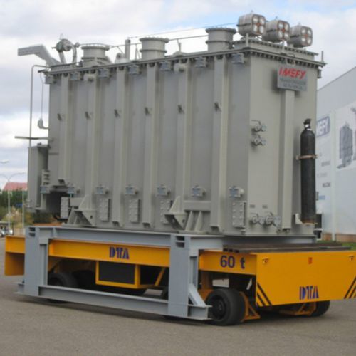Carrello automotore elettrico - DTA - a 2 assi / per carichi pesanti
