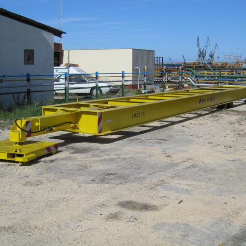 Rimorchio a pianale - DTA - per attrezzatura industriale / a un asse / trainato