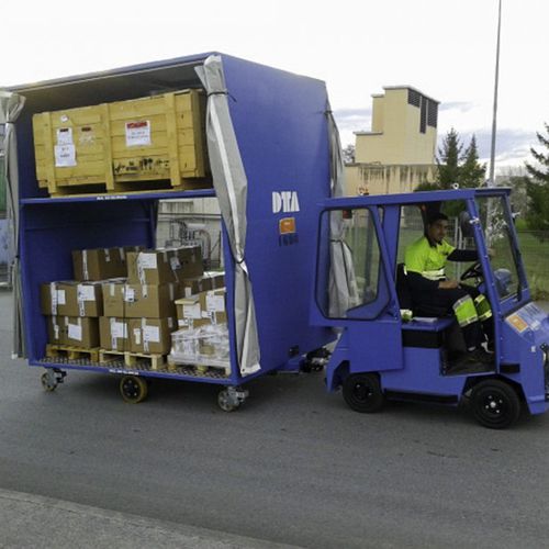 Rimorchio per attrezzatura industriale - DTA - a 3 assi / trainato