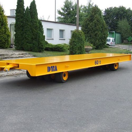 Rimorchio a pianale - DTA - per attrezzatura industriale / a 2 assi / trainato