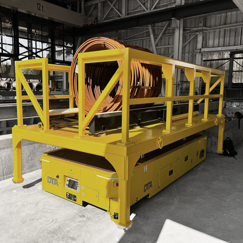 AGV per movimentazione - DTA - per carichi pesanti / elettrico / con piattaforma