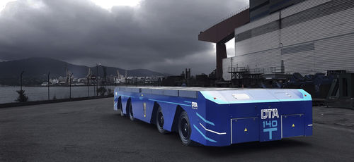 Carrello automotore elettrico - DTA - a 2 assi / per carichi pesanti