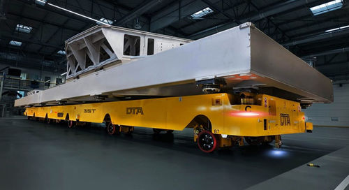 AGV da trasporto - DTA - per carichi pesanti / a guida laser / a navigazione magnetica