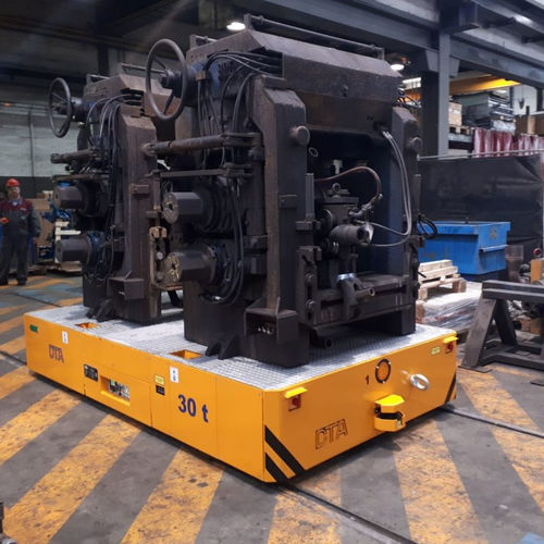 Carrello di trasferimento - DTA - in acciaio / per carichi pesanti / a batteria