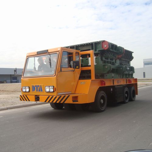 Camion a piattaforma - DTA - a 3 assi / elettrico