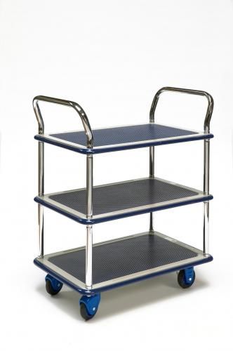 Carrello di servizio - NB series - LECQ EQUIPEMENT - in metallo / a ripiani / multiuso