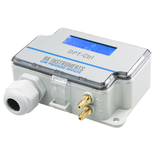Controllore di pressione per HVAC - DPT-Ctrl-2SP - HK INSTRUMENTS - di portata / regolabile / bassa pressione