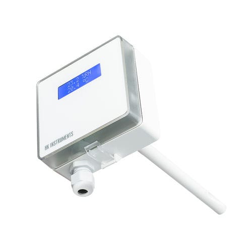 Trasmettitore di umidità relativa - RHT-MOD Duct - HK INSTRUMENTS - installato su condotto / Modbus / 24 VDC
