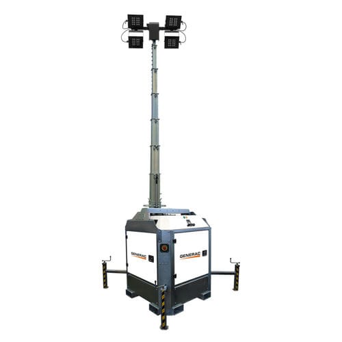 Torre faro LED - CUBE Hybrid - Generac Mobile (PR Industrial Srl) - con motore diesel / a batteria / ibrido