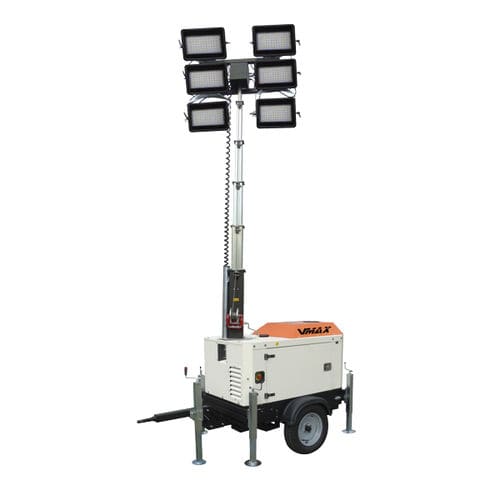 Torre faro LED - VMAX  - Generac Mobile (PR Industrial Srl) - con motore diesel