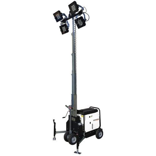 Torre faro LED - MT2 - Generac Mobile (PR Industrial Srl) - con motore a combustione