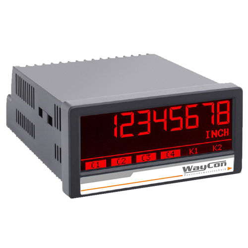 Display LED - WAY-SX - WayCon Positionsmesstechnik GmbH - touch screen / a 2 linee / a 8 cifre