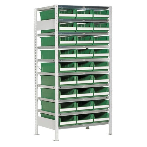 Scaffalatura da officina - SB GR 5/27 - Lockweiler Plastic Werke GmbH - con ripiani / per scatole
