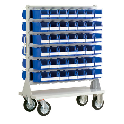 Scaffalatura da officina - SB M 84 - Lockweiler Plastic Werke GmbH - da trasporto / mobile / per scatole