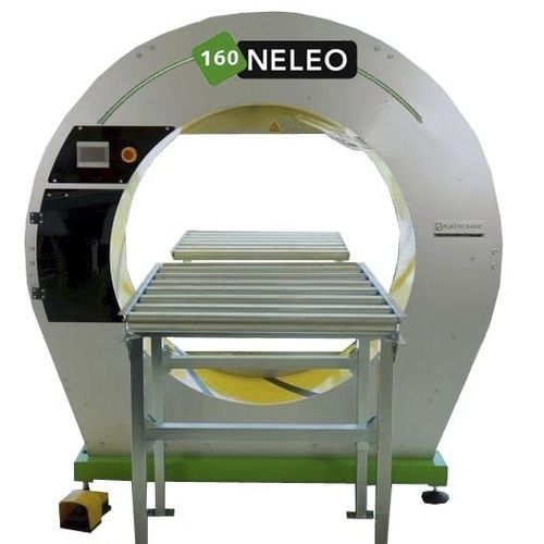 Avvolgitrice fasciapallet orbitale - NELEO 160 - Plasticband S.A. - automatica / per porte e finestre / con trasportatore