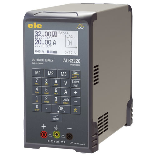 Alimentatore elettrico programmabile - ALR3220 - ELC construction électronique - da tavolo / AC/DC / ad uscita semplice